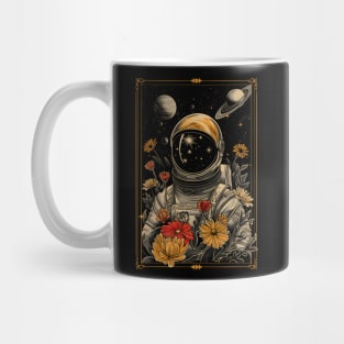 Astronaut And Flowers 1 Mug